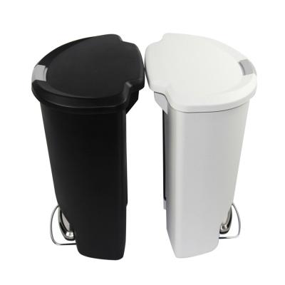 China Sustainable Environmental Protection PP Semicircle Plastic Shapes Trash Can Double Kitchen Trash Can for sale