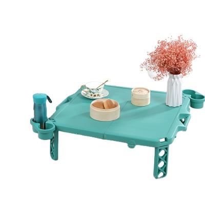 China Good Quality Small Picnic Table Portable Foldable Plastic Portable Folding Table For Camping for sale