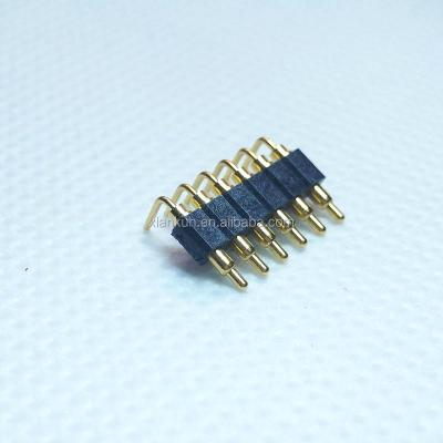 China Right Angle PCB Connector Pogo Pin Bent Pin Spring Loaded Pogo Pin for sale