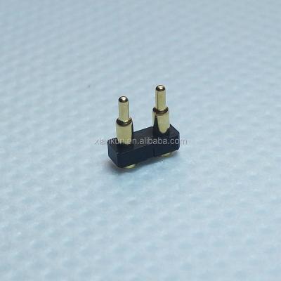 China Pogo 2pin standard PCB pin battery connector for sale