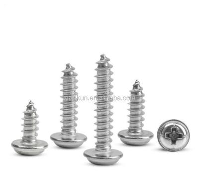 China 304 Stainless Steel PWA Cross Head With Protective Tapping Screw Pan Meson Head Screw M1.7M2M2.3M4 for sale