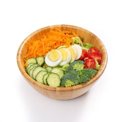 China 2021 Custom Made Oval Salad Bowl Outlet Handwork Food Storage Container Wholesale Bamboo Wooden Home Hotel Restaurant Viable 5pcs for sale