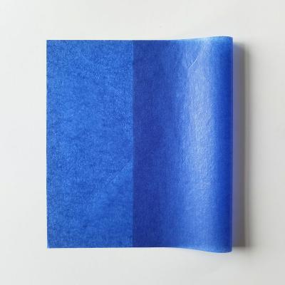 China Custom Printed Blue Design Color Wax Paper Wrapping Papers Kite Paper Gift Moisture Proof Wholesale Blue Wrapping for sale