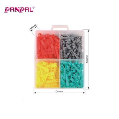 China China Manufacturer 200pcs Plastic Box Packs Plastic Wall Anchor Plug Set for sale