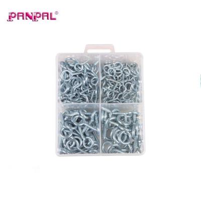 China Steel Galvanized Hardware 180pcs Screw Eye Assortment From China Supplier for sale