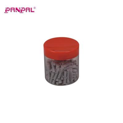 China China Manufacture PP Plastic Barrel 100PCS 6mm Wall Plug Anchor for sale