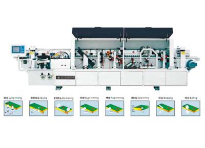 China BJF460 Auto Edge Banding Machine, pre- milling + corner trimming for sale