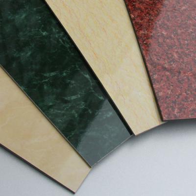 China Granite Texture And Marble Vein Surface Aluminum Composite Panel for sale