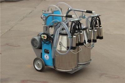 China 9JYT-8 Twin Buckets and Piston Pump Electric motor-driven mobile cow milking machine for sale