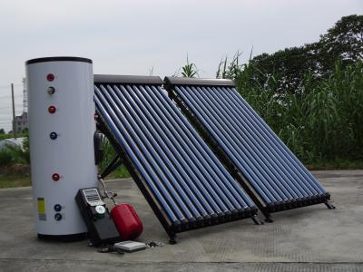 China heat pipe split solar water heater system with double coil for sale