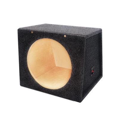 China None Single 10 Inch 12 Inch MDF Ported Flat Pack Subwoofer Enclosure Subwoofer Box for sale