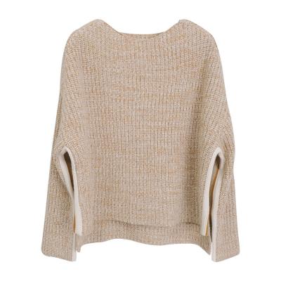 China Anti-wrinkle Inner Mongolia manufacturers plus size wholesale ladies pure cashmere crewneck pullover sweater for sale