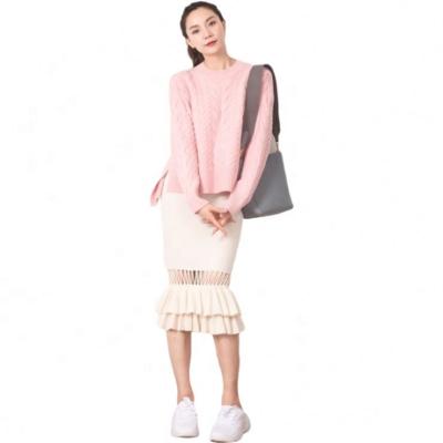 China 100%Cashmere Brand New Breathable Thicken To Keep Warm Cashmere Mermaid Knitting Skirt For Women With High Quality for sale