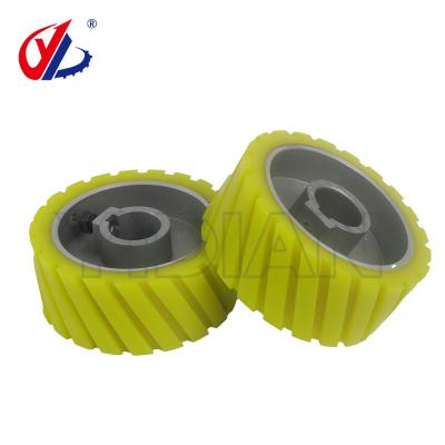 China PU Helical Gear Feeding Roller For Four Sides Planer 120*30*50mm Pressure Roller for sale