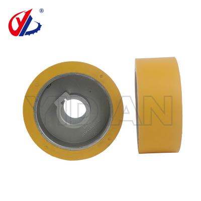 China Rubber Feed Roller Wheels D=120 B=30 W=50 For Woodworking Planer Moulders for sale