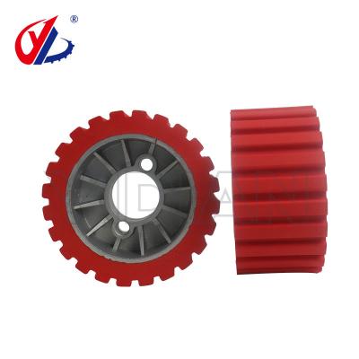 China Power Feerder Pressure Roller With Straight Teeth 120*35*60 Power Feerder Wheel for sale