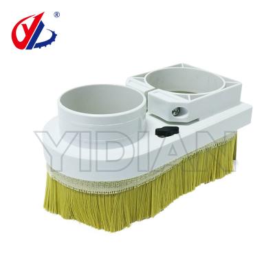 China 100mm Dust Collector Dust Cover Hood With Brush Cleaner For Woodworking Machine zu verkaufen