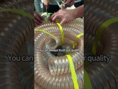 100 125 150mm PU Hose Sweep-up Pipe Dust Collection Soft Pipe Woodworking