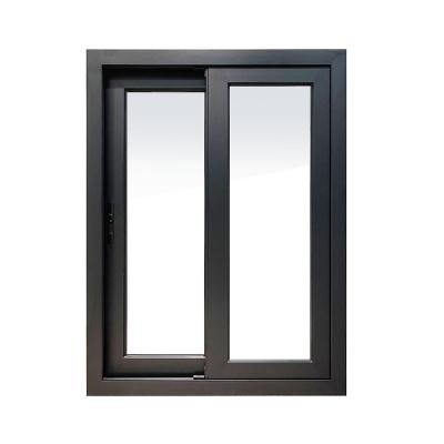 China Magnetic Screen Sliding Window Double Glazing Aluminum SS Integrated Blinds Mesh For Option Thermal Break for sale