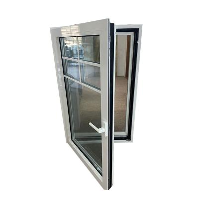 China Energy Efficient Triple Folding Aluminum Window Grill Window Design Glass Window Casement Screen High Quality For House for sale