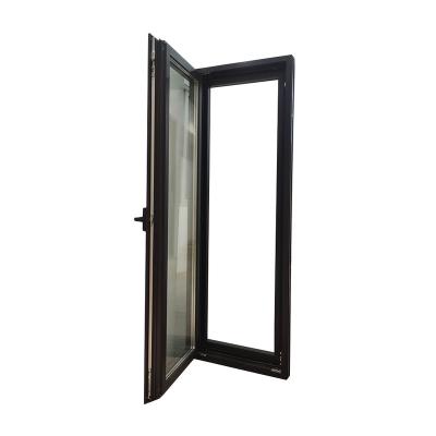 China Outdoor Aluminum Triple Door Window Design Folding Heat Insulation Tilt Good Screen Transparent Fly Screen for sale