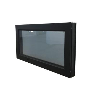 China Aluminum Stationary Double Screen Windows Folding Glass With Net Vent 35 36 OTIC RW 44db For Sliding Door for sale