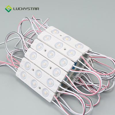 China Waterproof ip65 white led words 12V 1.5W SMD2835 3led module luminous module light for signage for sale