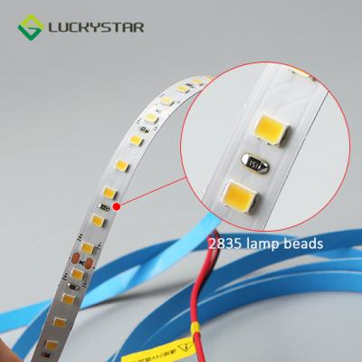 China Residential high lumen 2835 120leds DC 12V 24V smd per meter 4000K 6500K 80 Ra white white IP20 led strip lights for sale