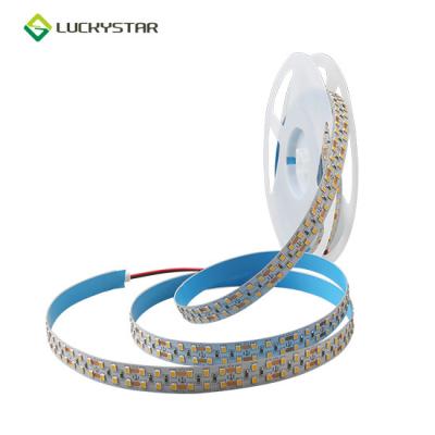 China High Quality Double Row SMD2835 240leds/m Residential White Backlight 6500K IP20 Roll DC 24V 5 Meters Led Strip Light for sale