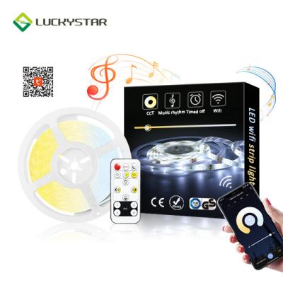 China Residential Wifi Flexible Lighting Music Tuya App TDC IP65 Waterproof SMD5050 LED Strip Light Strip for sale