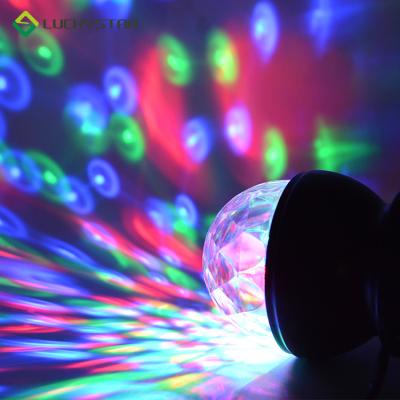 China PC New Magic 3w RGB Led Rotating Party Bulb Led DJ Disco Lamp For Party for sale