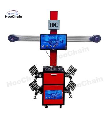 China 3D Four wheel alignment With Sony Camera High quality 2 HD screens Wheel alignment machine 19Iinch and 32 inch for sale