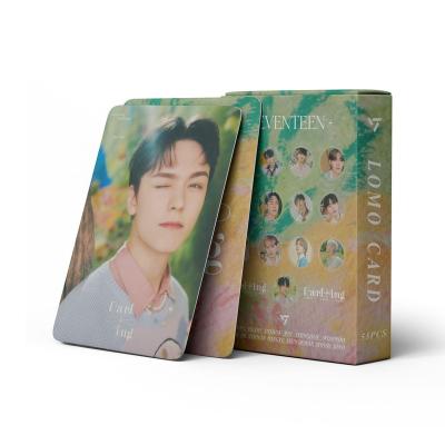 China Merch Card 55pcs/box Seventeen Darling Photocard Lomo Card Korea Wholesale Kpop Idol Group Photo for sale