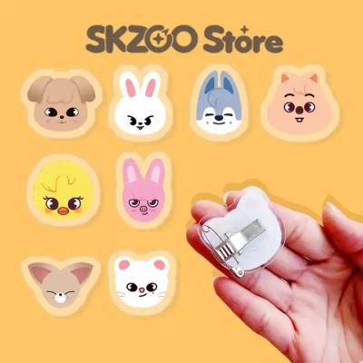 China Kpop Idol Group Merch Cartoon Lost Beast Kids SKZOO Cute Acrylic Brooch Pin Decoration Wholesale Decoration Wholesale for sale