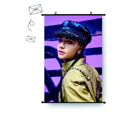 China China Wholesale KPOP Group Merch Lost Kids The Sound Cloth Poster Tapestry Japan Photo Hanging Pictures for sale