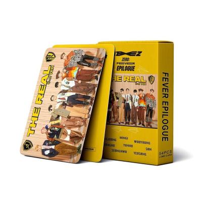 China Korea Wholesale Kpop Idol Group Merch 55pcs/box ATEEZ ZERO: FEVER EPILOGUE Photocard Lomo Photo Card for sale