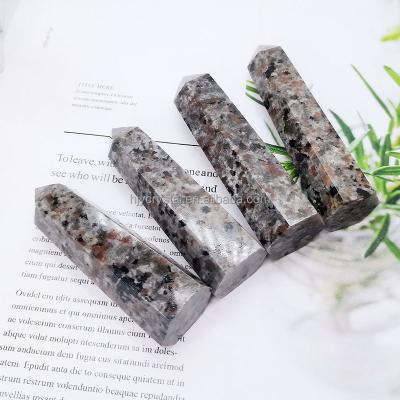 China Wholesale Natural China Crystal Quartz Gemstone Orange Point Flame Stone Tower Obelisk For Healing Decoration for sale