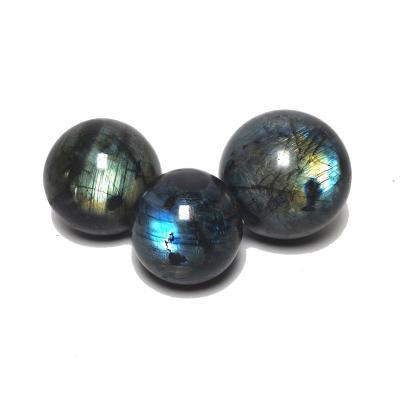 China China Crystal Quartz Ball Labradorite Sphere Wholesale Natural Polished for Decoration for sale