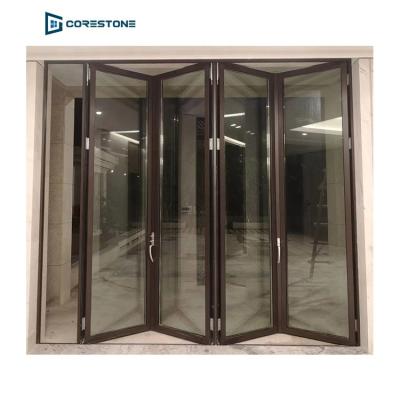 China Hot Sale Heat Insulation Folding Door Bifold Gates Bifold Gates For Patio Use for sale