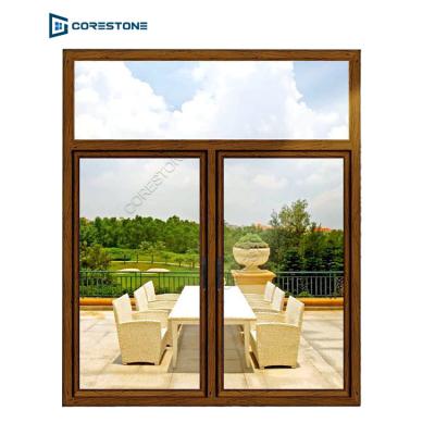 China Glass Aluminum Casement Folding Exterior Profile Window Design For House for sale