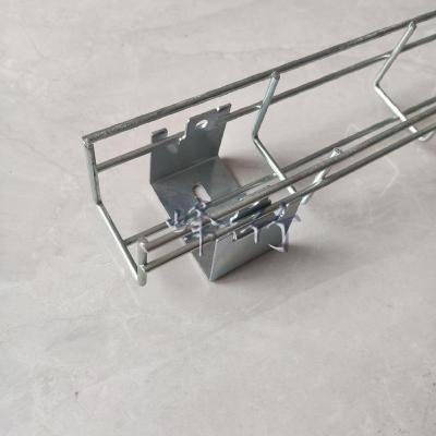 China U-shaped Cable Mesh Trapeze Cable Tray Complete Wire Mesh Accessories China Factory Wiring Manufa Bracket Bracket for sale