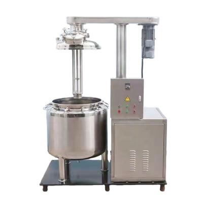 China 100L Vacuum Mixer Emulsifier Equipment Fully Automatic Energy Saving Hydraulic Lifted Homogenizer Efficient Homogenizer for sale