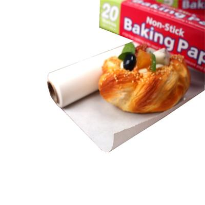 China Greaseproof Double Face Silicone High Cost Performance Cured 0.05mm Thickness Baking Paper for sale