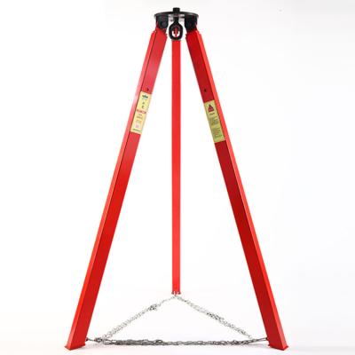 China Lifting Goods Lifting Tripod Tripod Single Hand Frame Retractable Crane Support Manual Chain Rear Frame for sale