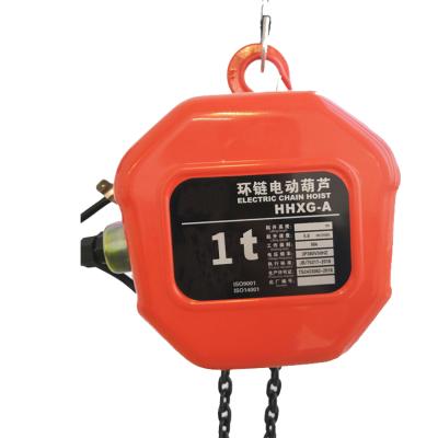 China G80 1T Fixed Type Electromagnetic Motor Chain Block Electric Hoist Customized Support Remote Hardware for sale