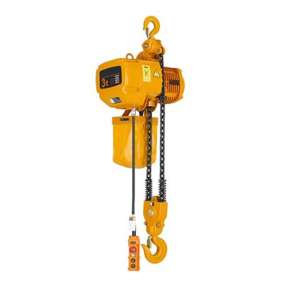 China Electric Remote Control Construction Hoist 3t Chain Hoist Block Hoist With Trolley for sale