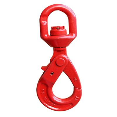 China Custom Forged G80 European Type Swivel Manufacturer OEM Self Locking Hook for sale