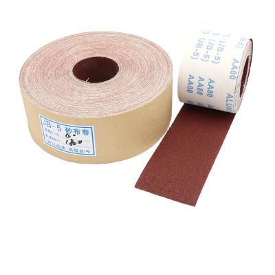 China Polishing And Buffing Wood Belt JB-5 Cloth TJ113 Hand-ripped Woodworking Furniture Soft Metal Polishing Emery Paper Roll for sale