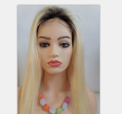 China New arriv1b/613 super wave color wig, remy hair lace wig, long brazilian hair lace front wig 4*4 613wig for sale