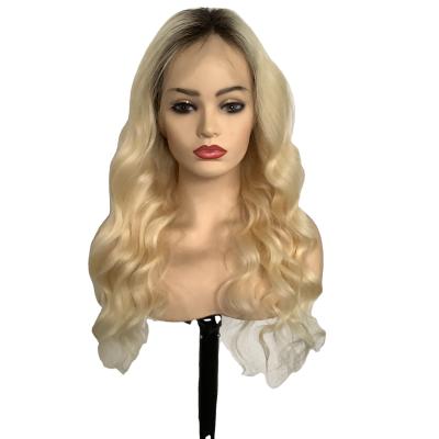 China Brazilian Blonde Bob Ombre 1B/613 Full Lace Body Wave 613 Hair Wig Bundles Body Wave And 360 Lace Frontal Wig For Black Women for sale